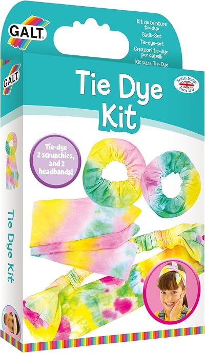 Galt Tie Dye Kit Craft Kit for Kids Ages 5+ Hair Accessories