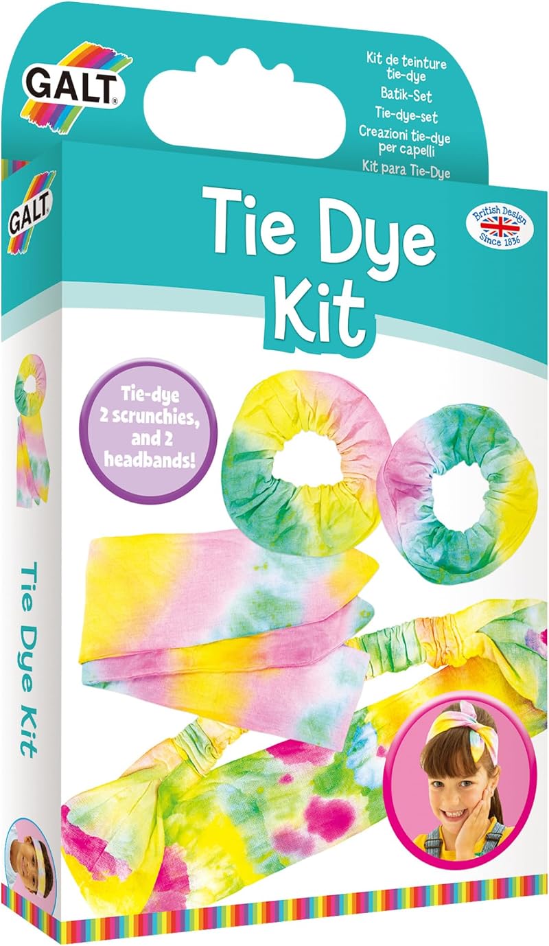 Galt Tie Dye Kit Craft Kit for Kids Ages 5+ Hair Accessories