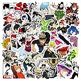 50pcs Japanese Anime Black Clover Stickers
