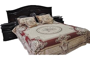 Tache Home Fashion DSC0014-T Bedspread, Red, Twin