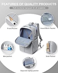 CADOLIM Travel Backpack Carry On Flight Approved