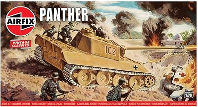 Airfix Vintage Classics Panther 1:76 Kit A01302V 97 Parts