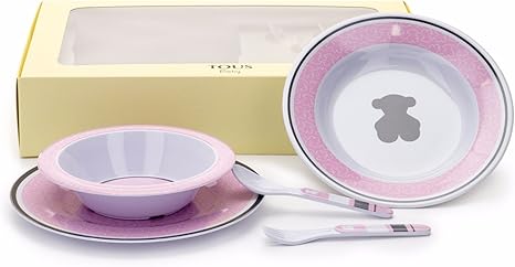 Tous Baby Feeding-201_00047_0/36M - Vajilla 5 piezas: Amazon.es: Bebé