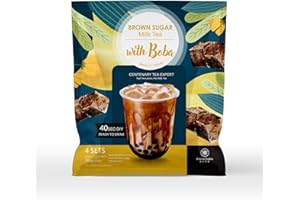ORIENTAL TEA BOX New Brown Sugar Milk Tea with Boba Tapioca (Brown Sugar Milk Tea)
