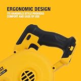 DEWALT 18V XR Compact Blower DCV100-XJ Tool Only Yellow/Black view 5