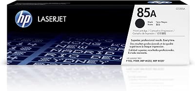 HP CE285A 85A Black Original LaserJet Toner Cartridge, 1600 Pages