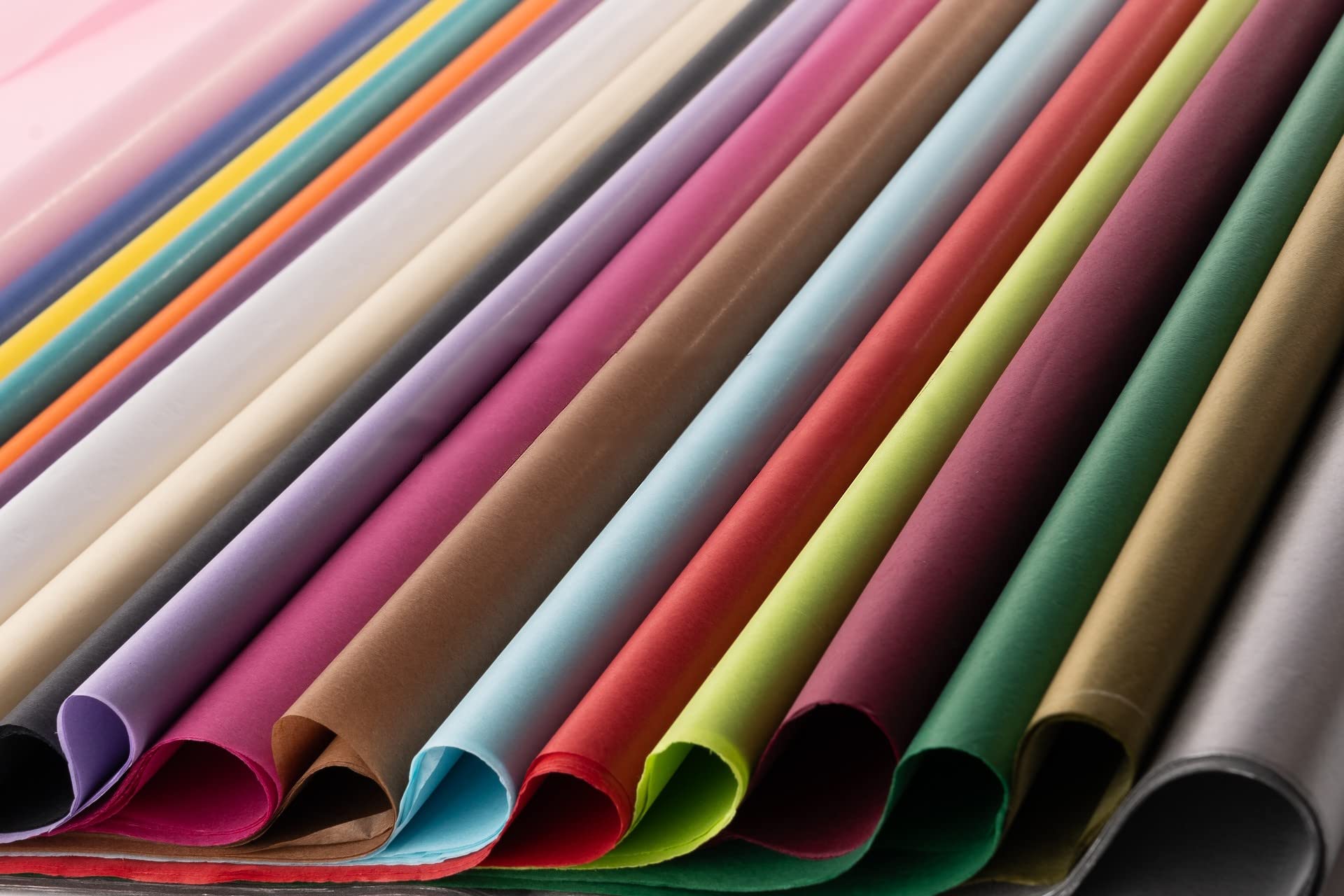 100 Coloured Tissue Paper/Gift Wrap/Wrapping Paper Sheets (20" x 30") by ODL Packaging (Multicoloured)