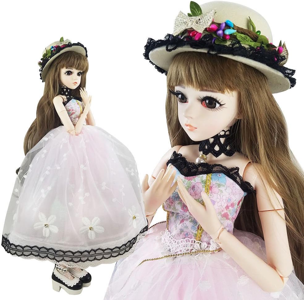 Forest Hatter Jennifer 60cm 1/3 SD Doll 60cm 24inch BJD jointed dolls Girl Lovers' Valentine's Day Gift