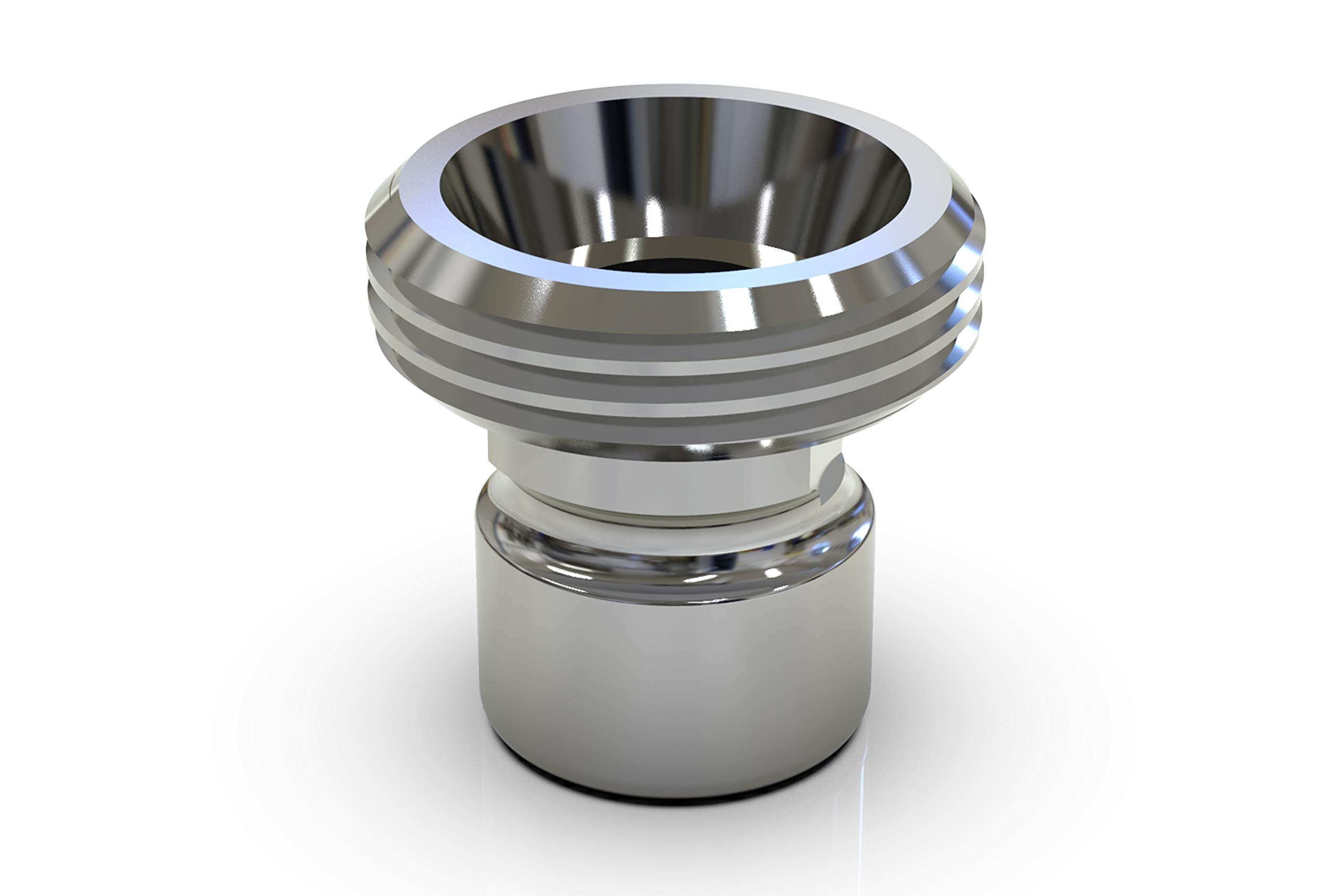 ABA Beul 10024.004.6 Threaded Plug with Male Thread G 1/2 for Water Plug Coupling System 3/4 Chrome-Plated