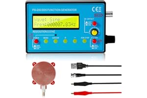 BAIKOUM07 1Hz - 500KHz Frenquency Generator, Rife Machine, Schumann Resonance Generator, Frequency Healing Device, Sine, Square, Sawtooth Waveform Output, rife Machine
