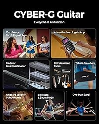 Enya CYBER-G Stringless Smart Guitar, Foldable