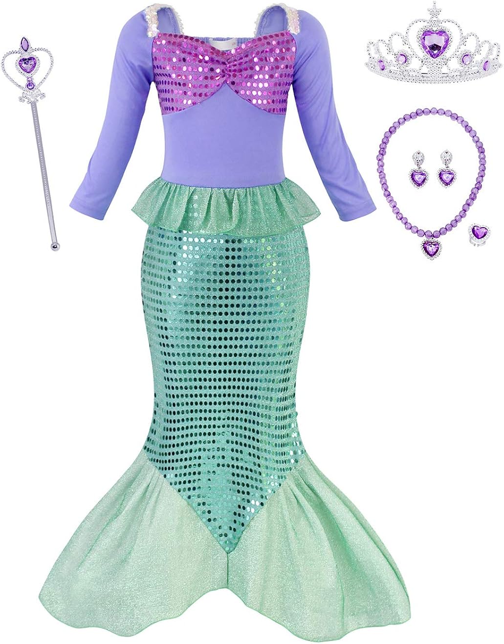 ariel mermaid dress up costume