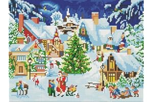 Mitmachkalender - Diamond-Painting-Adventskalender: Zauberhaftes Winterdorf