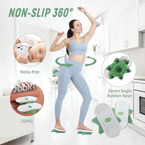 Ab Twister Board, Twister Exercise Board, Waist Twisting Disc Ab Board  Exercise, Twisting Stepper, Waist Tra