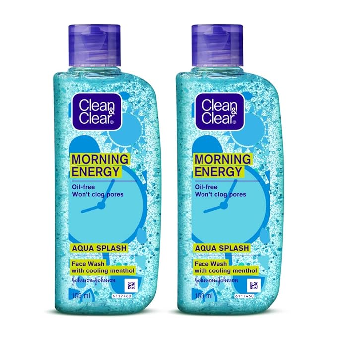 clean and clear aqua splash face wash