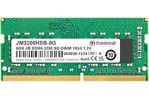 Transcend 8GB JM DDR4 3200 SO-DIMM 1Rx8 1Gx8 CL22 1.2V