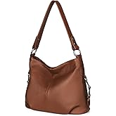 YALUXE Genuine Leather Shoulder Bags Stylish Hobo Handbags Purses Crossbody Bags for Women | Genuine Leather, Stylish