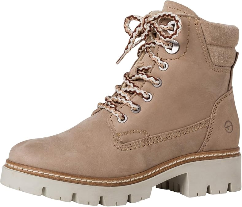 S.Oliver 5 5 25223 25, Botas Cortas Al Tobillo Mujer, White, 38 EU