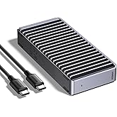 UGREEN 40Gbps M.2 NVMe SSD Enclosure, External Hard Drive Case with Double-Sided Fin Heat Dissipation, No Noise Compatible wi
