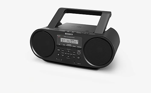 Sony ZSRS60BT CD Boombox with Bluetooth and NFC (Black) (Renewed