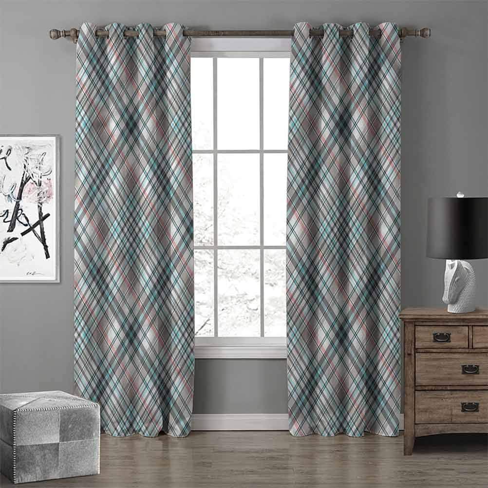 All of better Checkered Blackout Curtains for Bedroom