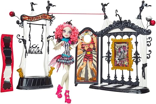 title=Monster High CHW68- Lo Show dell'Orrore, Set da gioco, incl. Rochelle Goyle e