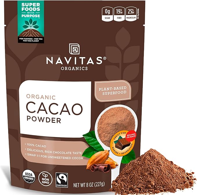Amazon Navitas Naturalsオーガニック カカオパウダー 227g Navitas Naturals ナビタス ナチュラル カカオパウダー 通販
