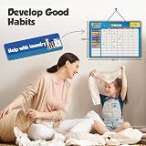 Smart Panda Magnetic Reward Chart - 300 Stars, 80 Tasks, Kids Routine, Potty view 4