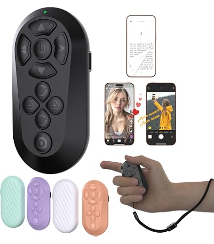 Tiktok D01 Controle remoto Ring Finger Scroller Remoto E-book Bluetooth Tiktok D01 Controle remoto Ring Finger Scroller Remoto E-book Bluetooth
