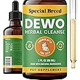 Natural Intestinal Defense for Cats, Herbal Cleanse with Wormwood, Black Walnut, Turmeric - NO Oregano - Digestive Support Promotes Gut Health & Flora Balance, Made in The USA, 2oz