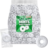 Wint O Green Wintergreen Ring Mints, Individually Wrapped Breath, 34 oz | Party‑Size 34 oz Bulk Candy Bag for Office, Weddings, Candy Bowls &amp; Events, Approx. 250 Pieces, Whether you&rsquo;re at work