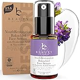 Bakuchiol Face Serum - USA Made with Natural & Organic Ingredients, Plant Based Retinol Alternative for Sensitive Skin, Smoot