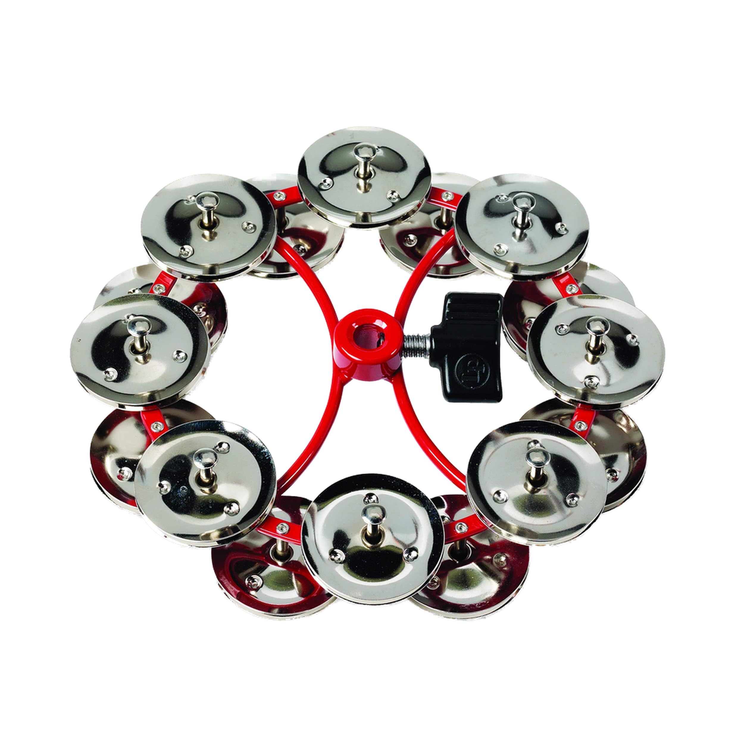 LP Latin Percussion Tambourin City Hi-Hat Jingle Ring 5", doppelreihig, 16 Paar Stahlschellen, montierbar, LP191NYD