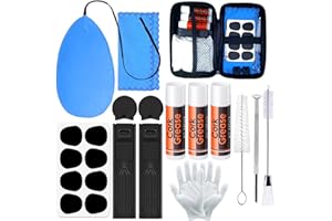Clarinet Cleaning Kit - 23 Pcs All in One With Swab, Reeds, Cork Grease, Thumb Rest and More - Wind Instrument Care Accessori