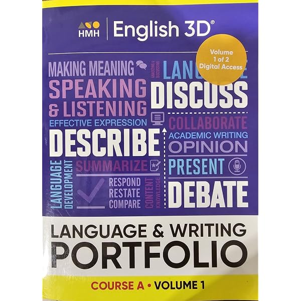 Course A Volume 1 Language & Writing Portfolio (English 3D