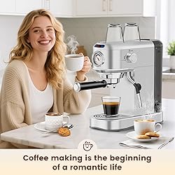 ANYCOLD Espresso Machine 20 Bar, Compact Espresso