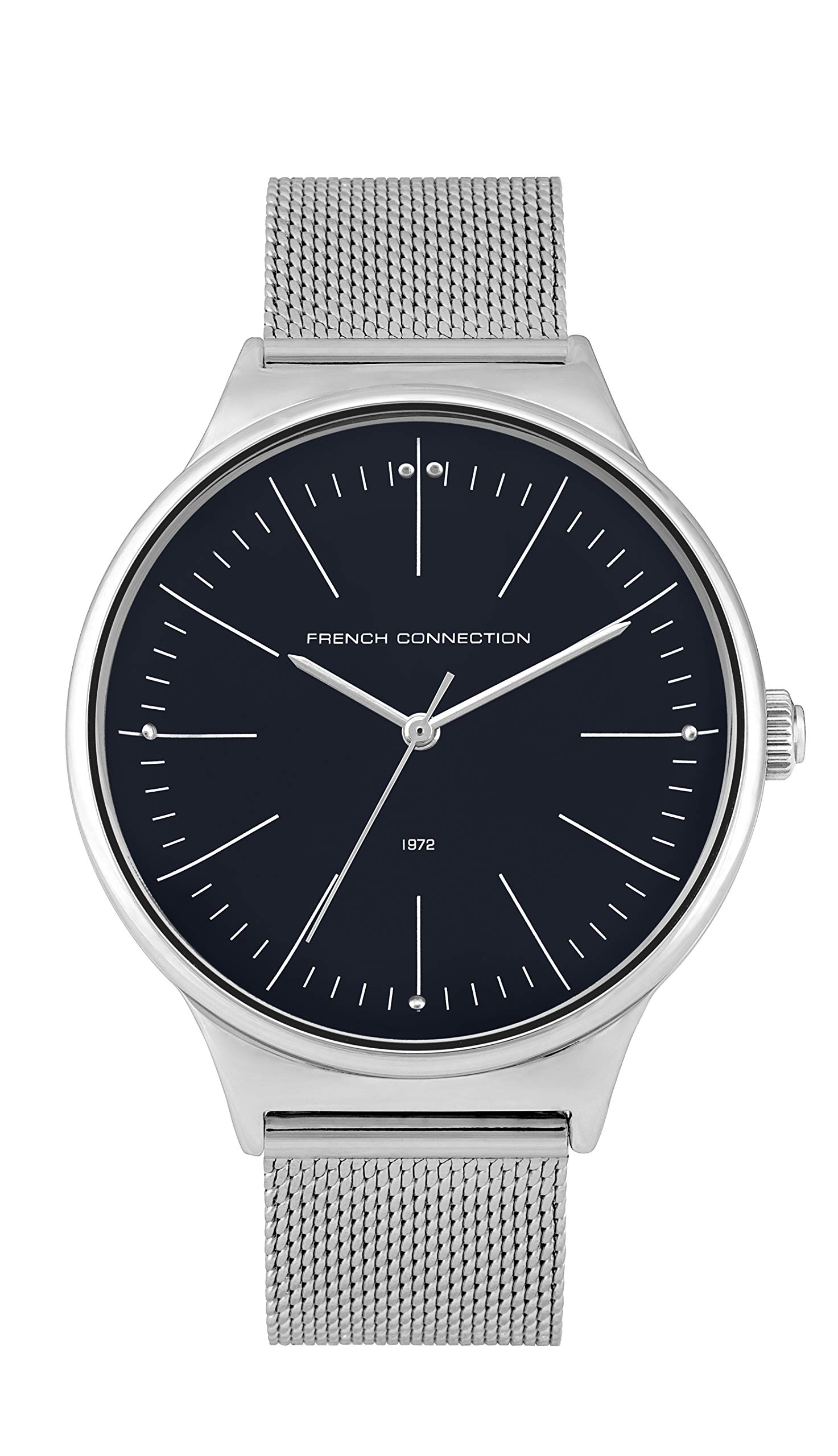 French Connection Men's Analogue Quartz Watch with Stainless Steel Strap FC144SM