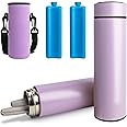 Omoojee Insulin Pens Cooler Travel Case, TSA Approved Medicine Cooler with 2 Biogel Ice Pack, Diabetic Insulin EpiPen Carry Case (Light Purple)