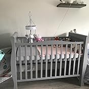 savannah sleigh cot bed