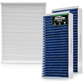 Cabin Air Filter Kit for 16-19 GLE350 GLS450, 12-15 ML350, 13-16 GL450 | for GLE400 GLS450 GLS550 ML550 GLS63 Replace#1668300318 1668300218, Air Filter Combo Replacement Car Accessories (3-Pack)