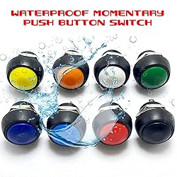 Ampper Momentary Push Button Switches, 2 Pin On/Off