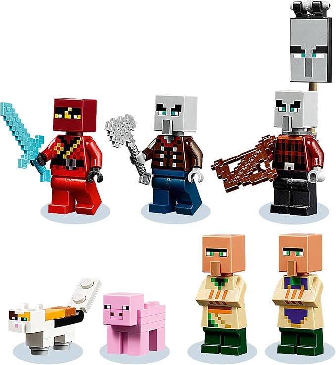 Amazon Co Jp レゴ Lego マインクラフト イリジャーの襲撃 おもちゃ