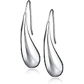 Amazon Collection Sterling Silver Teardrop Earrings