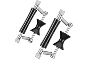 Frienda 2 Pack Guitar Rolling Capo Sliding Adjustable Rubber and Stainless Steel Capo for Tuning Tone of String Instruments L