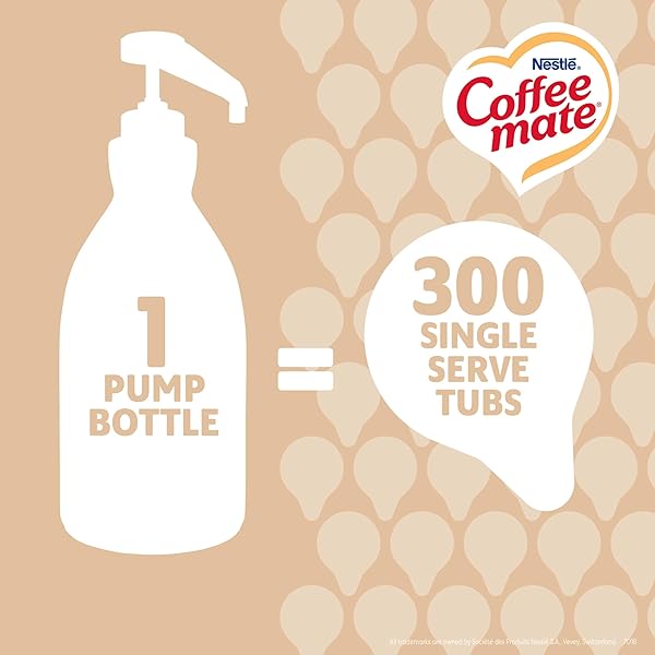 NESTLE COFFEE MATE COFFEE CREAMER, SWEETENED ORIGINAL, CONCENTRATED LIQUID PUMP BOTTLE, NON DAIRY, NO REFRIGERATION, 50.7 OZ