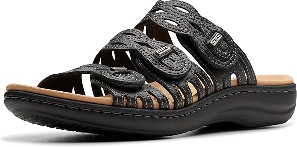 Clarks - - Laurieann Ruby Sandalen für Damen, Kolorit Black Leather, Größe: 37 EU Weit
