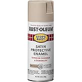 Rust-Oleum 276271 Stops Rust Spray Paint, 12 oz, Satin French Beige