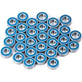 30 Pcs RC Complete Bearing Set for Tamiya 1/14 Semi - Grand, Freight, Globe Liner, R620, King Hauler Crawler Car Spare Parts