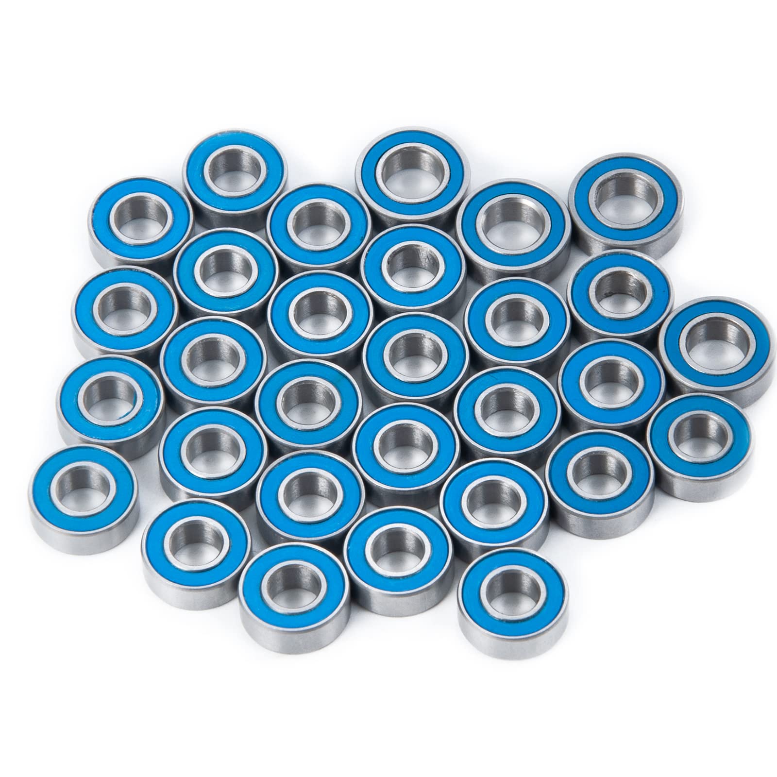 AXspeed 30Pcs RC Complete Bearing Kit for Tamiya 1/14 Semi Grand Freight Globe Liner R620 King Hauler Crawler Car Upgrade Parts