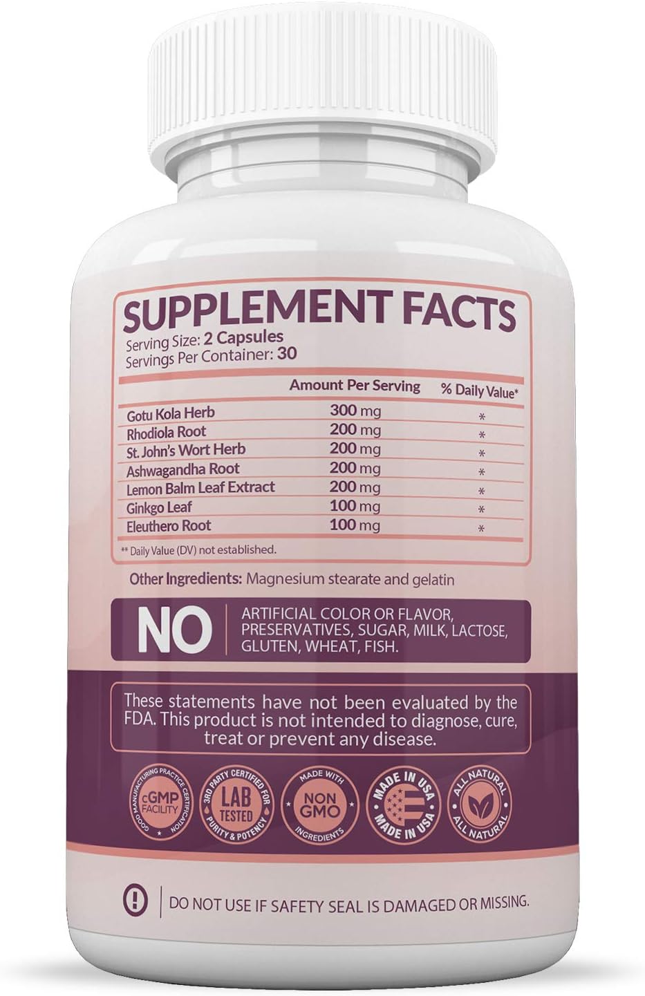 Happy Pills Natural Anti Anxiety Relief Depression